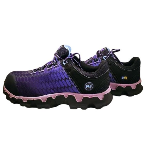Timberland PRO Women's 9M Work Shoes Purple ESD Anti-Fatigue Slip Resistant NWOB - Picture 5 of 9